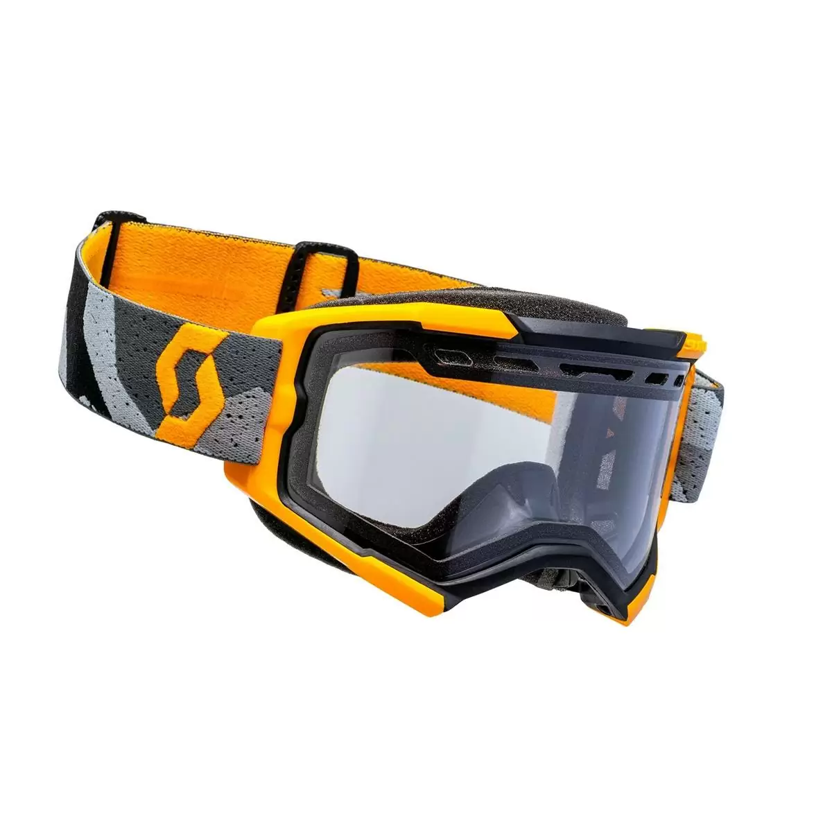 Fury Enduro Goggle cinza/amarelo lente clara #4