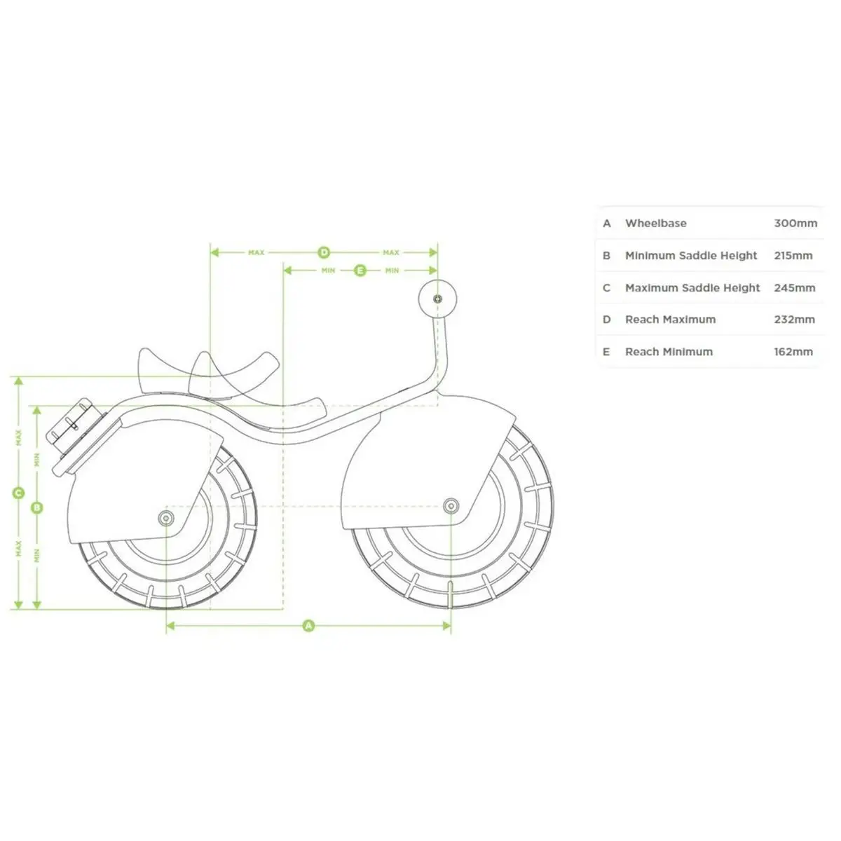 Balance Bike Pedagogica Bambina Bella Velio Pink #1