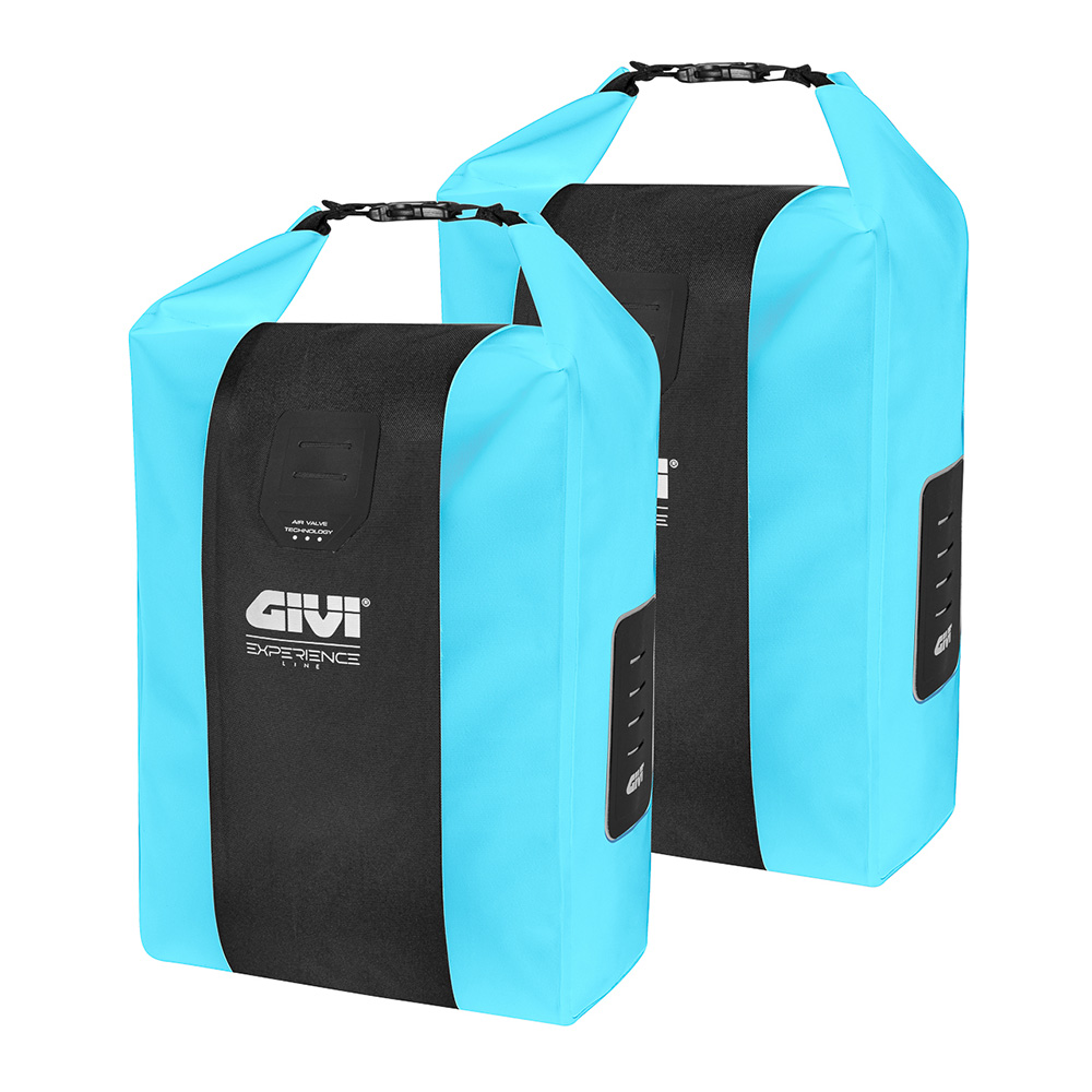 Paar Seitentaschen Junter Experience 20 Liter Hellblau