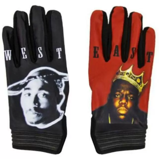 Ambitionz Az A Ridah Gloves Black - Red Size M - image