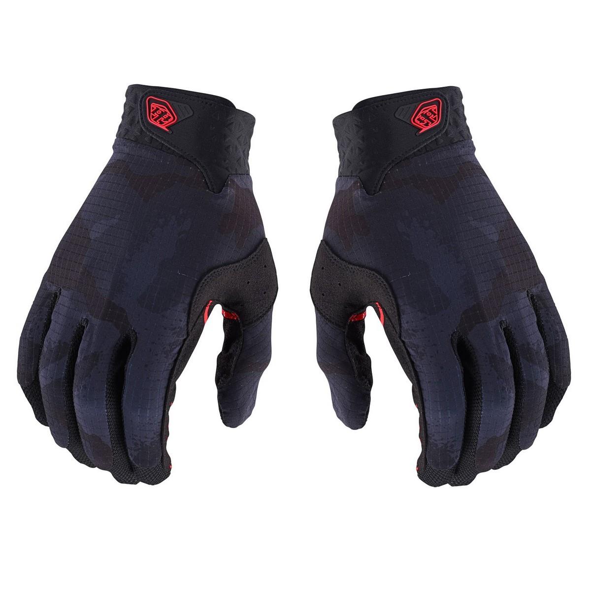 Air Glove Camo MTB Gloves Black Size S