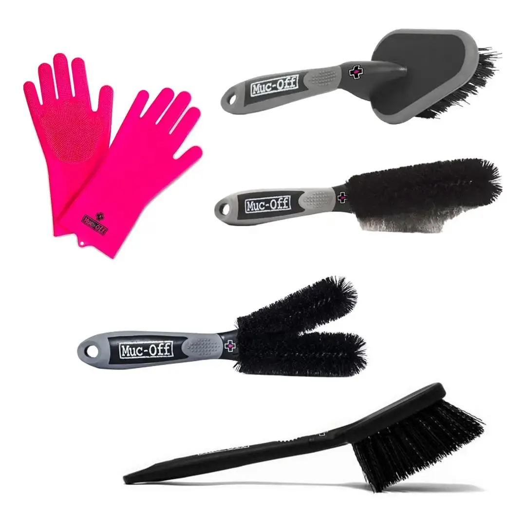 Premium cepillo kit de limpieza de bicicletas y componentes - image