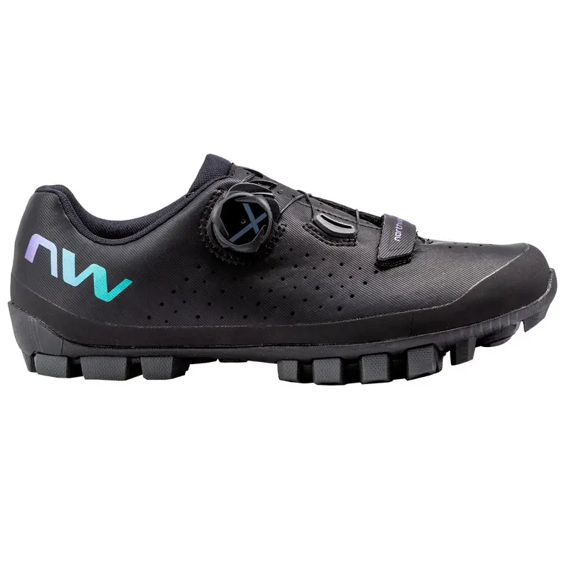 MTB Hammer Plus Damen Schuhe Schwarz Iridescent Größe 36 - image