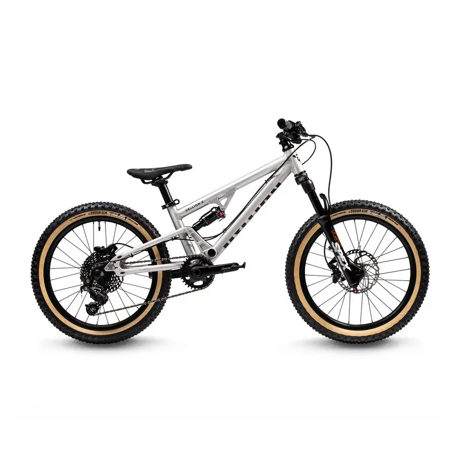 Bicicletta MTB Bambino 6-8 Anni Hellion X20 20'' 10v Raw #1