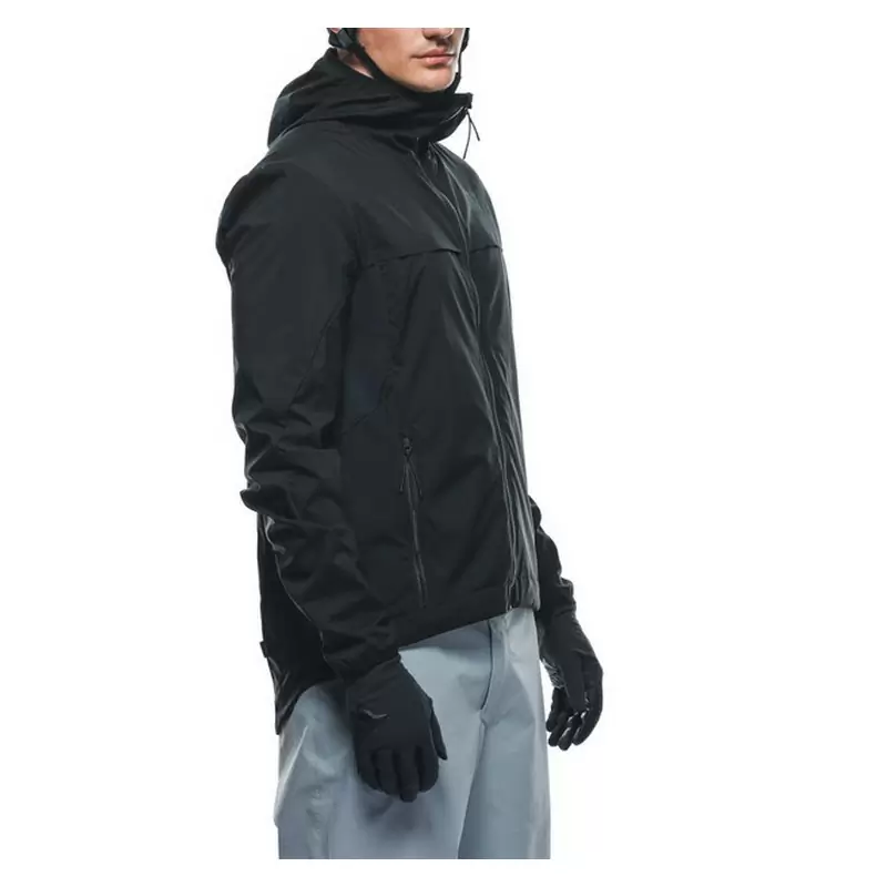 HGC Hybrid sapatilha inverno MTB jaqueta preta tamanho XXG #4
