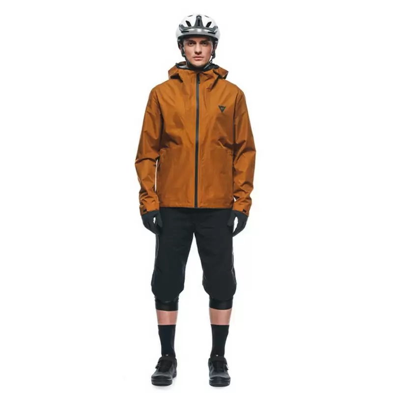 HGC Shell Lite Monks-Robe Waterproof MTB Jacket Brown Size M #5