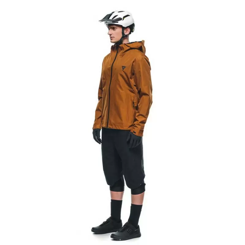 HGC Shell Lite Monks-Robe Waterproof MTB Jacket Brown Size XL #7