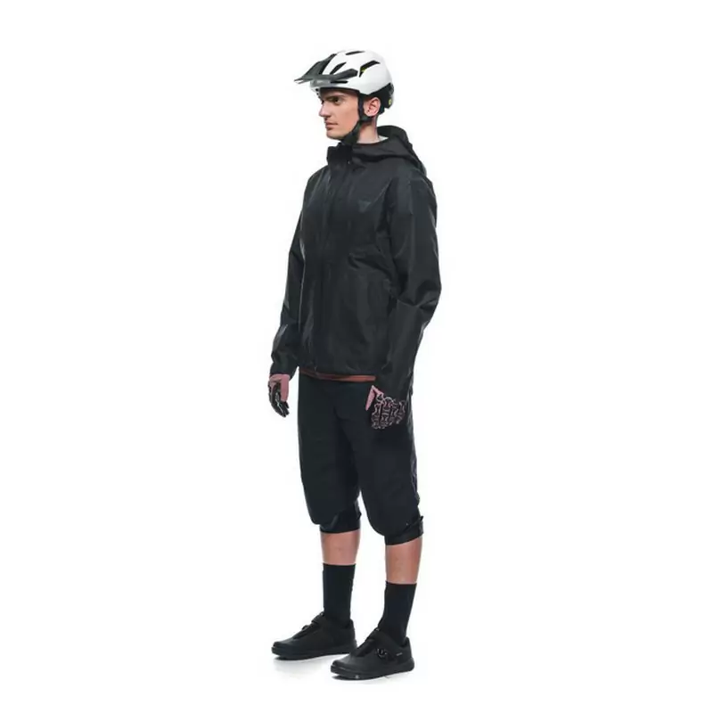 HGC Shell Lite Waterproof MTB Jacket Tap-Shoe Black Size XL #7