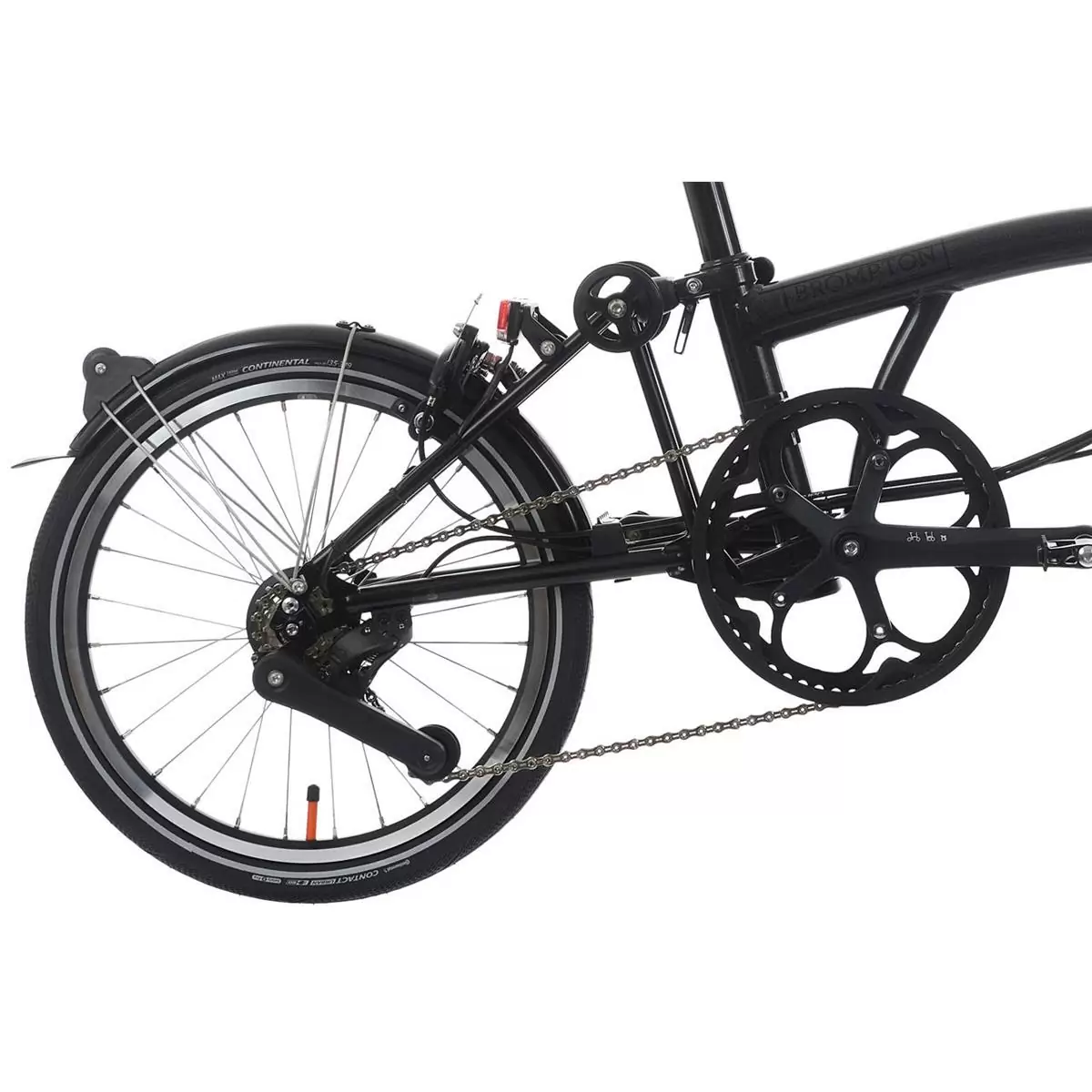 Bicicleta eléctrica plegable Electric P Line Explorer 16'' 12v 300Wh DC Midnight Black Metallic 2024 #4