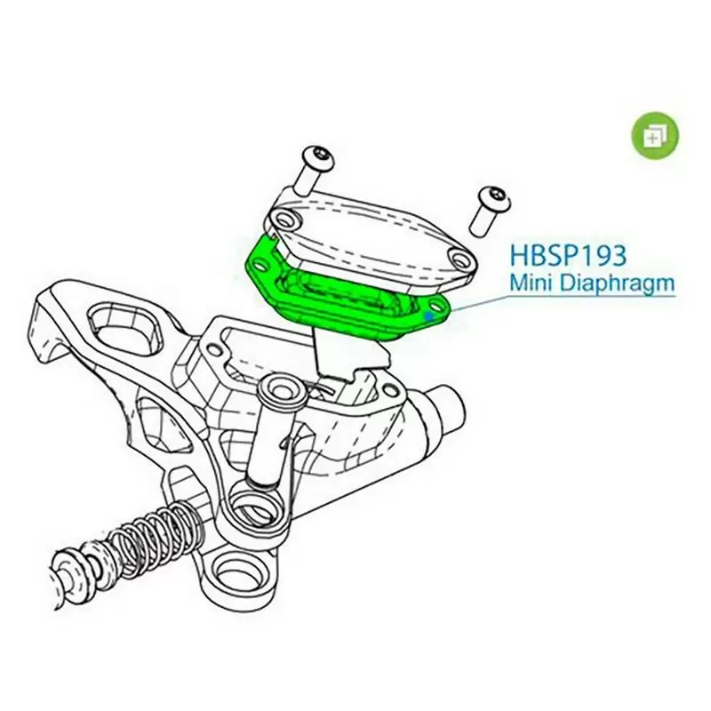 Membrana Serbatoio Pompante HBSP193 Per Freno MINI / Race / Zone #2