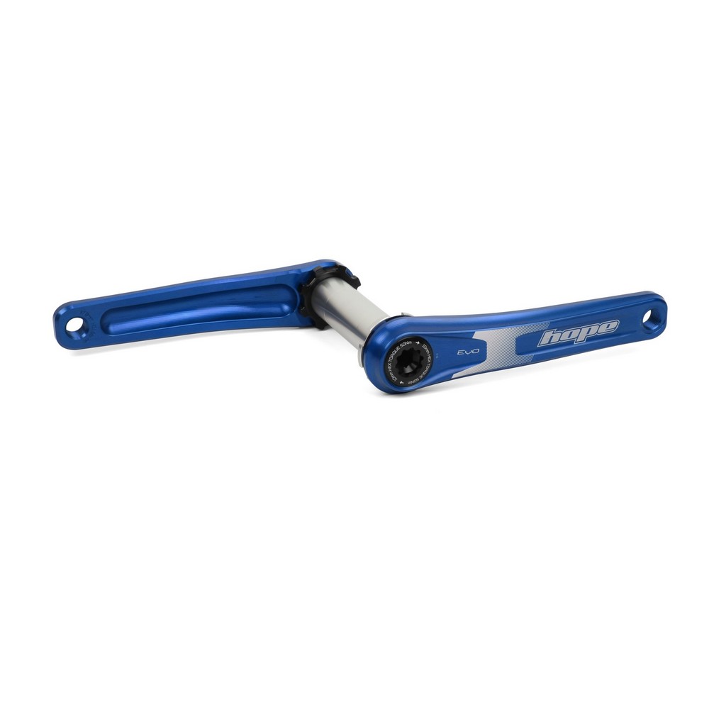 Crankset Evo without chainring 170mm Q-Factor 167mm Blue