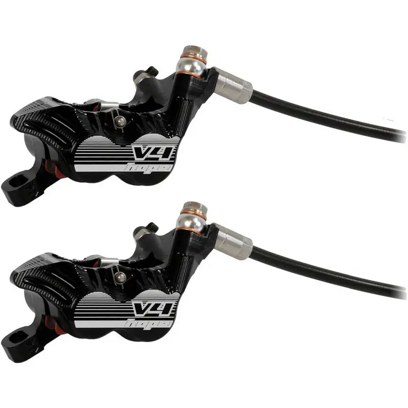Kit de freno de disco izquierdo palanca única Tech 3 V4 Duo Negro #2