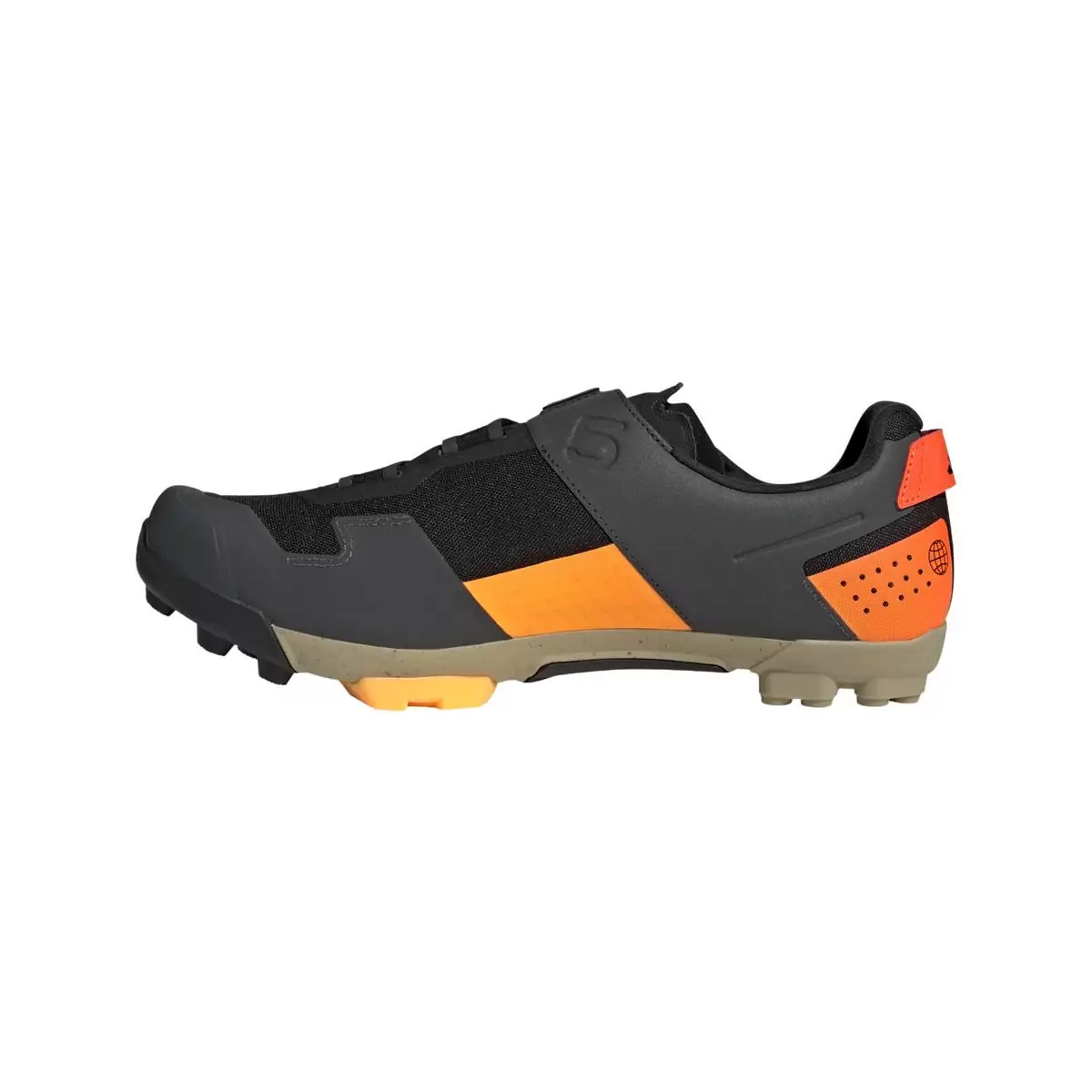 Clip 5.10 Kestrel Boa MTB Shoes Black/Orange Size 42.5 #2