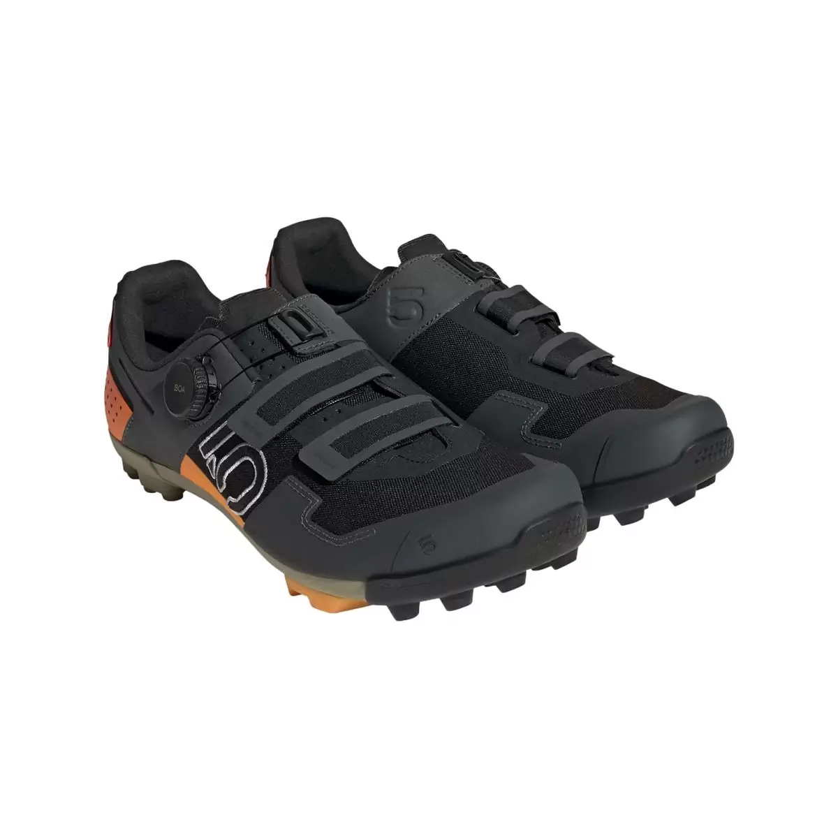 Sapatos MTB Clip 5.10 Kestrel Boa Preto/Laranja Tamanho 41 #1
