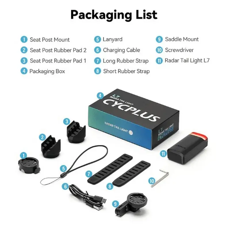 Lanterna Traseira L7 Radar #8