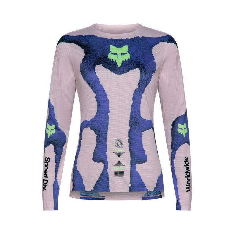 Maglia MTB Maniche Lunghe Donna Flexair Pro Jersey Awareness Limited Edition White Chalk Taglia S