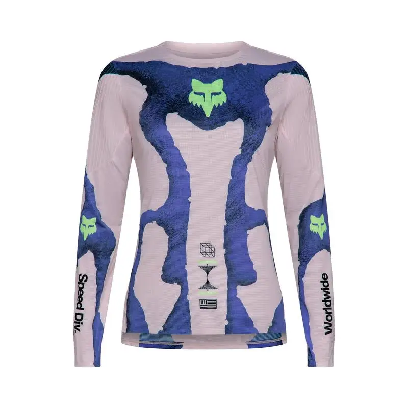Maglia MTB Maniche Lunghe Donna Flexair Pro Jersey Awareness Limited Edition White Chalk Taglia S - image