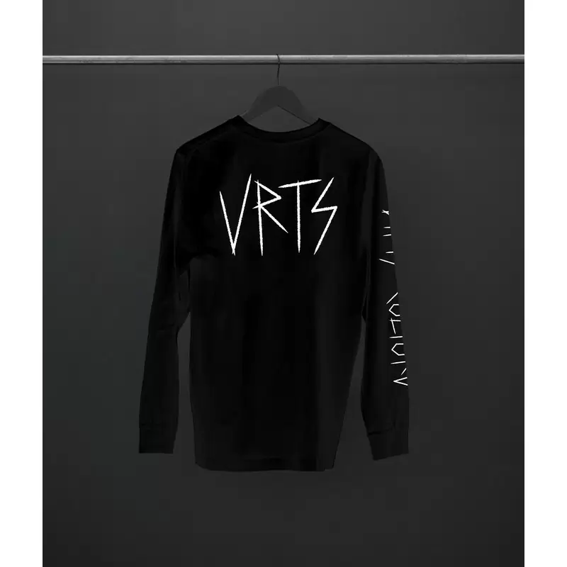 T-Shirt Long Sleeve Slash Black Nero taglia S #1