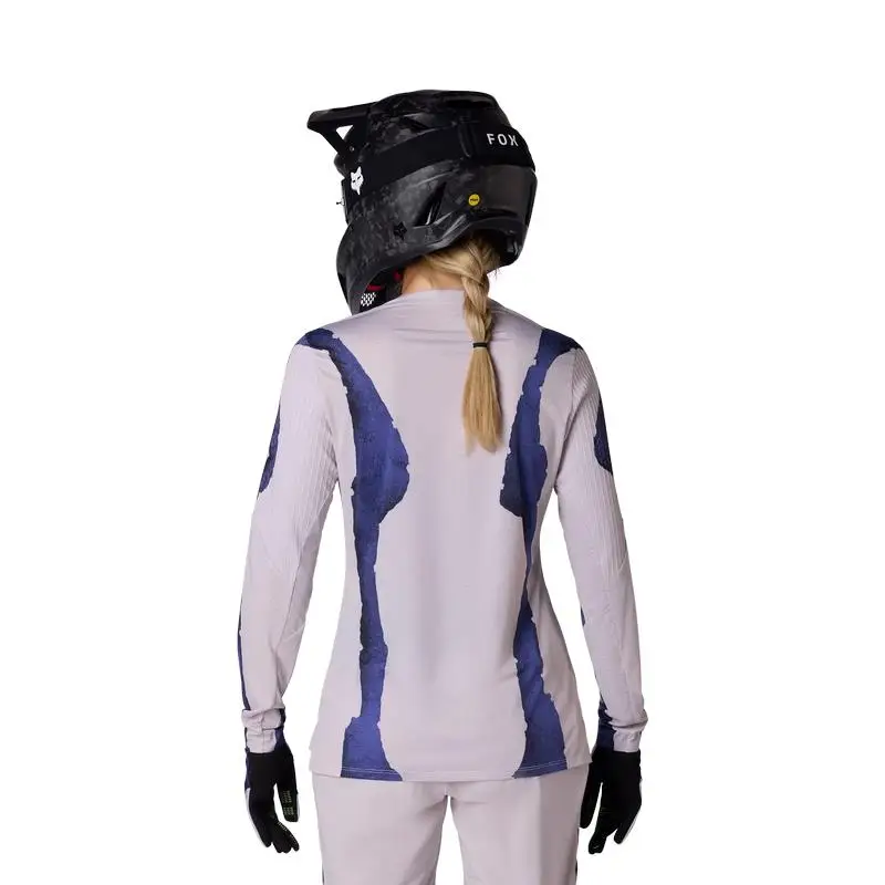 Maglia MTB Maniche Lunghe Donna Flexair Pro Jersey Awareness Limited Edition White Chalk Taglia S #3
