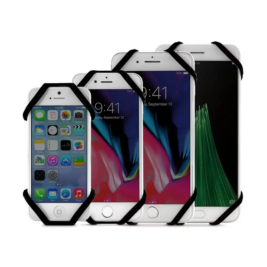 Smartphone-Halterung aus Silikon, kompatibel mit Bildschirmen von 4,5 Zoll bis 6,7 Zoll #3
