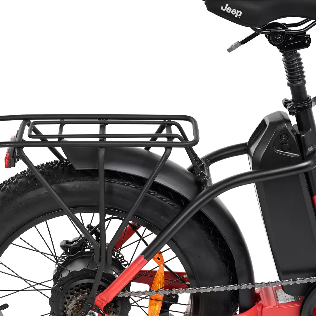 Folding Bike Fat Bike Phoenix 20'' 7v 374Wh Bafang Black/Red One Size #1