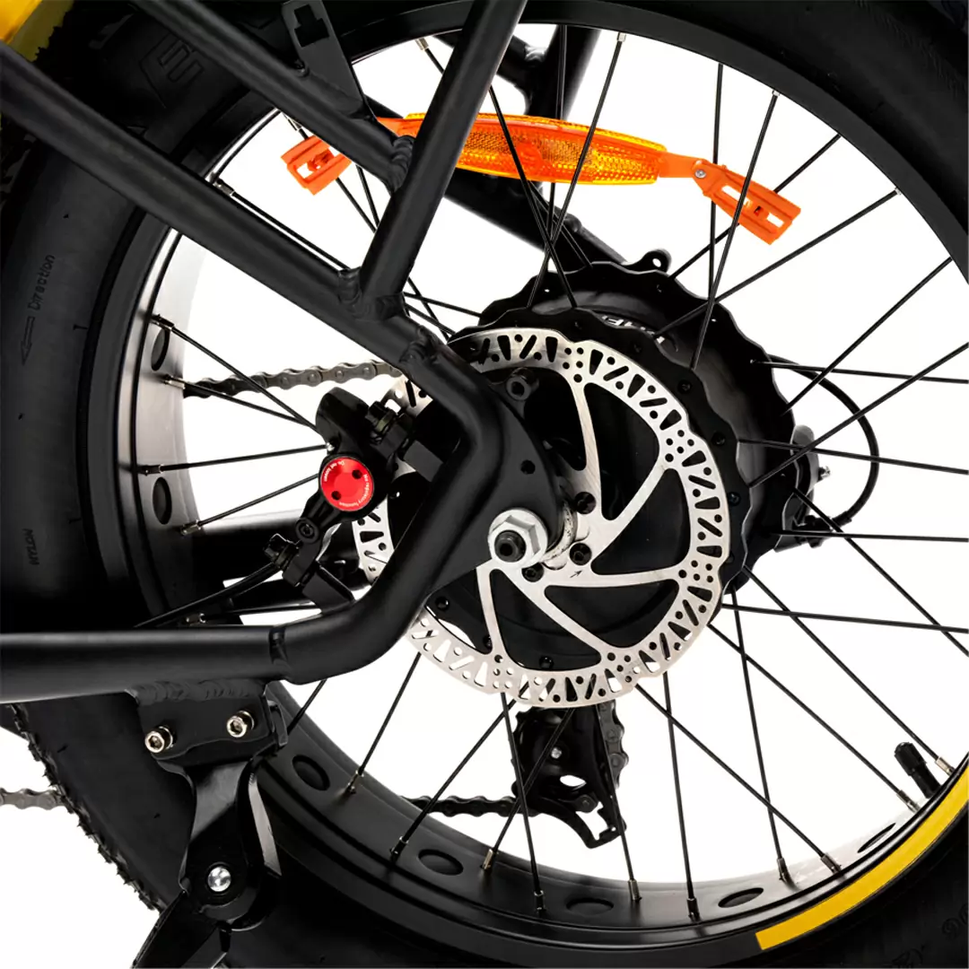 Bici Pieghevole Fat Bike SCR-X 20'' 7v 499Wh Bafang Nero/Giallo Taglia Unica #5