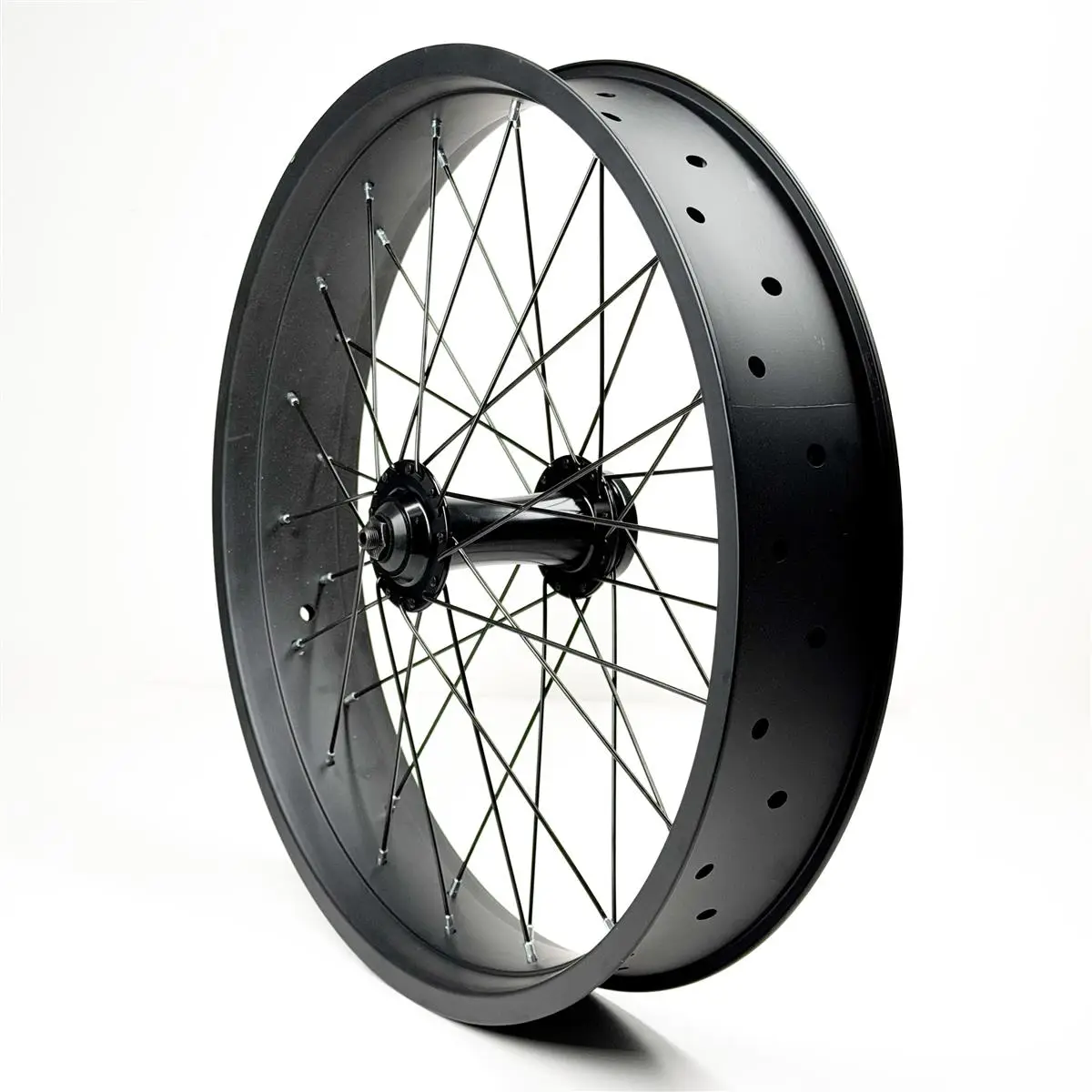 Ruota anteriore Fat Bike 20x4.00'' Disco 135mm Quick Release Nero #1