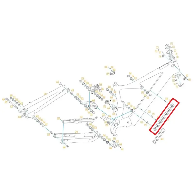 Cavi guide plate for PL PRO / PL PRO CARON 260078 #1