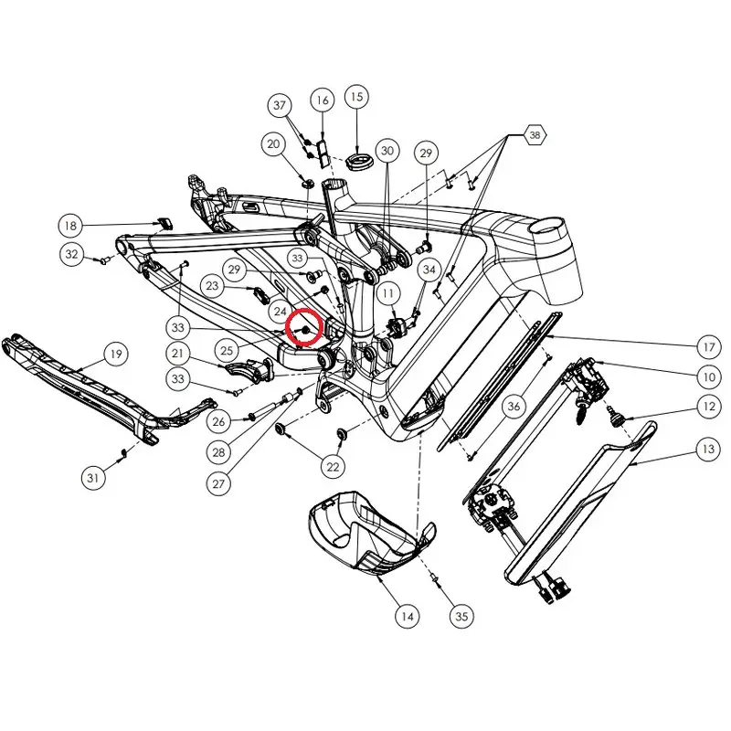 Soporte de conexión de luz X-Connect para estéreo híbrido One22/One44 HPA 2020-2025 #1