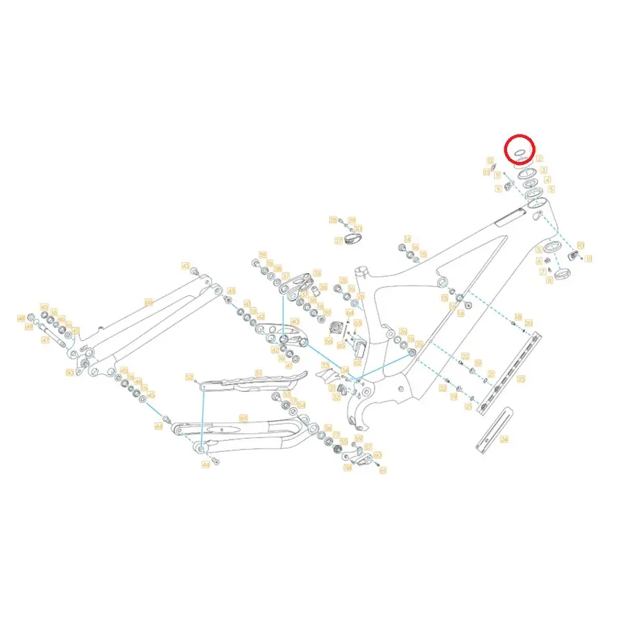 O-ring Serie Sterzo 260065 PL Carbon / PL Carbon Pro #1