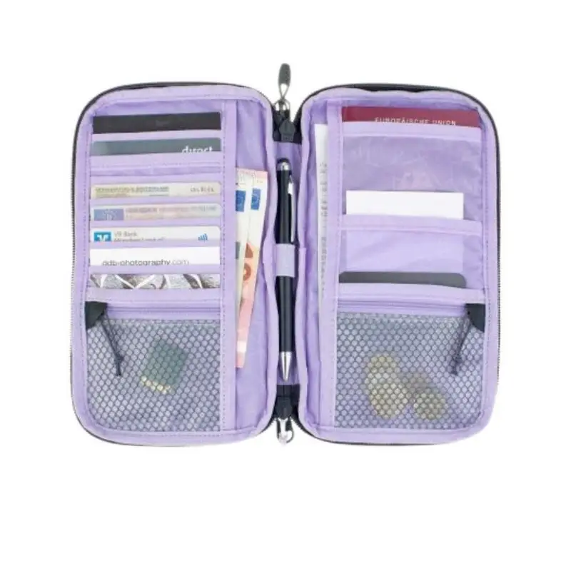 Aktentasche Reiseetui Grau/Violett #1