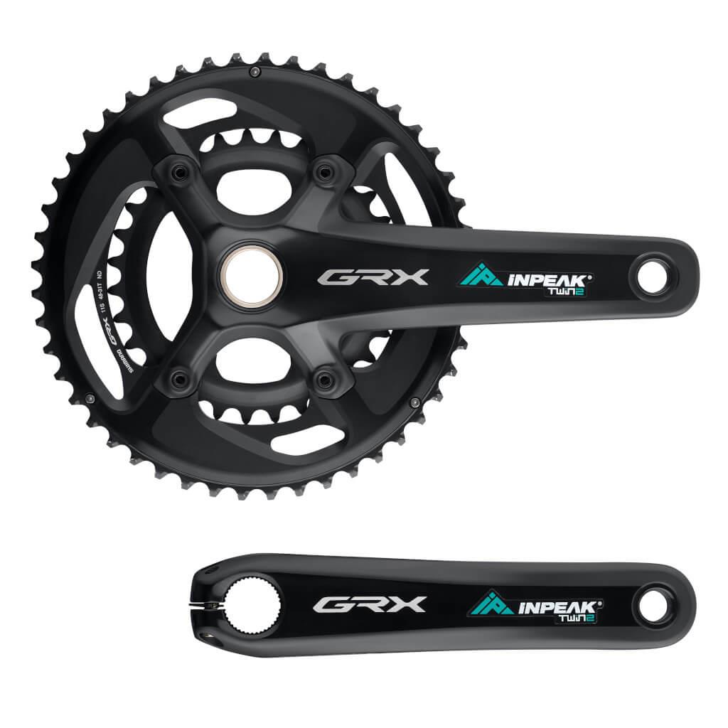 PowerCrank-E Twin2 GRX FC-RX810 Gravel Nero 48-31d 170 mm