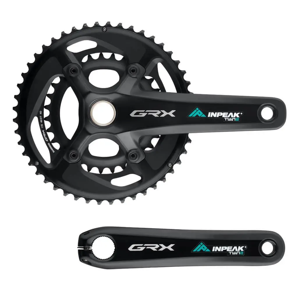 PowerCrank-E Twin2 GRX FC-RX810 Gravel Nero 48-31d 170 mm - image