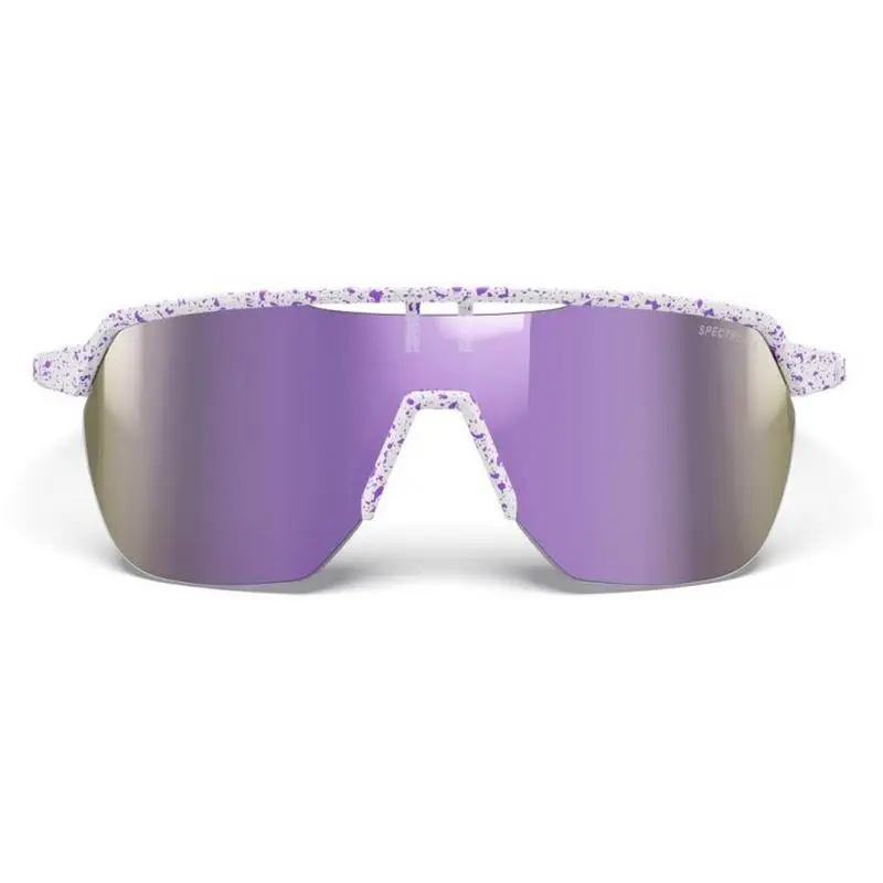 Óculos Frequency Branco/Violeta Lente Série Spectron 3CF Violeta Espelhada - image