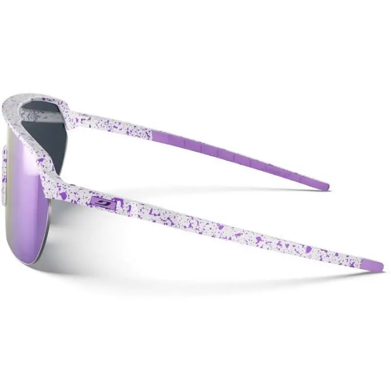 Óculos Frequency Branco/Violeta Lente Série Spectron 3CF Violeta Espelhada #3