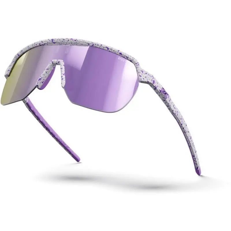 Óculos Frequency Branco/Violeta Lente Série Spectron 3CF Violeta Espelhada #1