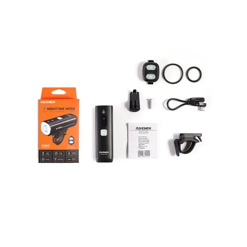 Luz delantera K1800 a la noche Monta #3