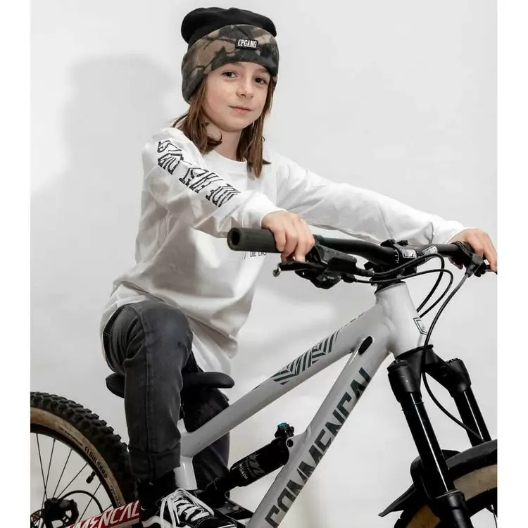 T-Shirt Enfant Manches Longues Ride Fast Die Last Blanc taille XS (110/116cm) #5