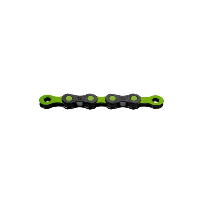 Catena Cerata DLC12 WAXED 12v 126 Maglie Nero/Verde