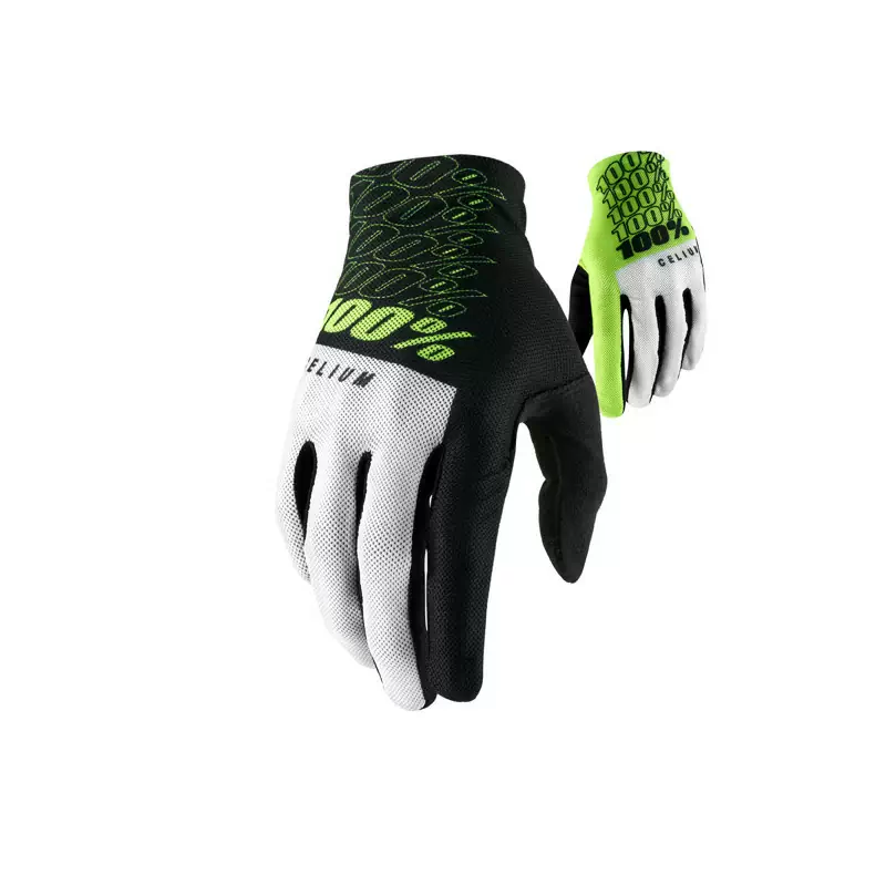 Gloves Celium Black/Lime Size M - image