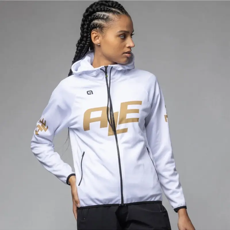 Sweat à Capuche Logo Femme Blanc Taille XXS - image