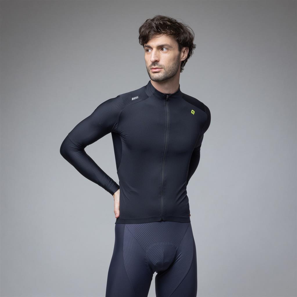 Maglia Strada Maniche Lunghe Warm Race R-EV1 Black Taglia XXS