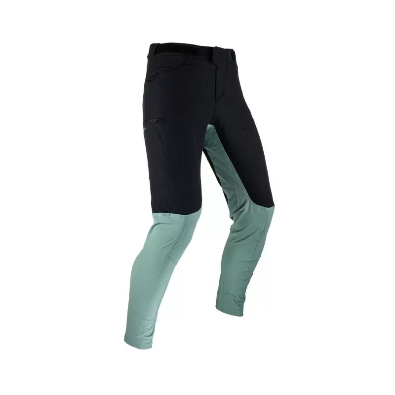 Pantalon long MTB Trail 2.0 avec coussinet amovible noir/bleu sarcelle taille XS #2