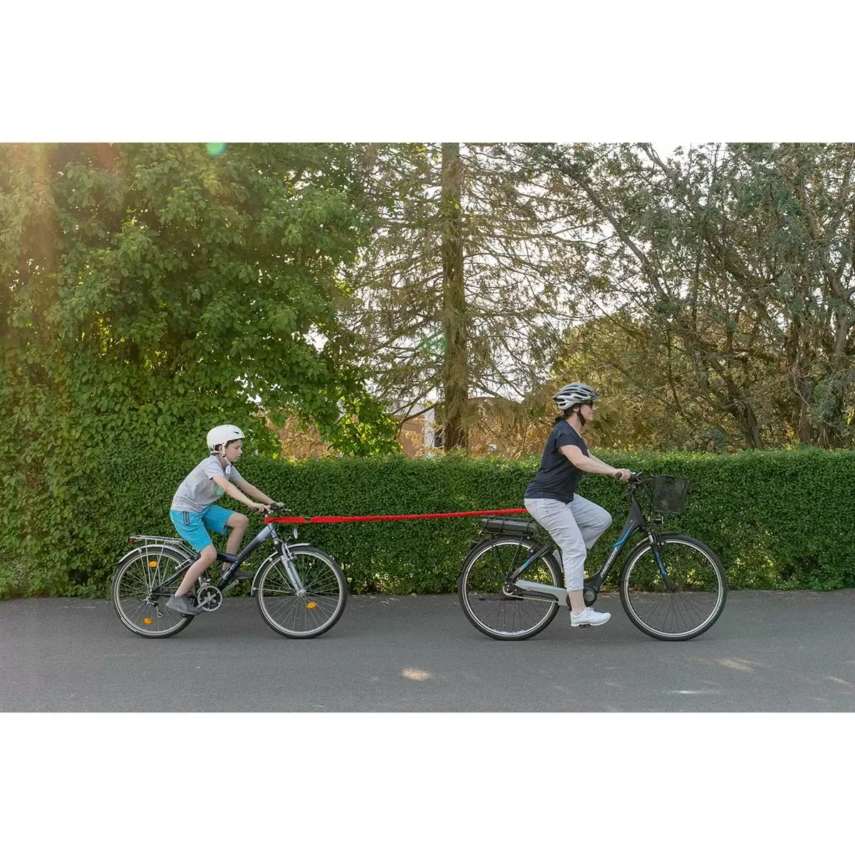 Sistema de reboque júnior de corda de trilha para bicicletas infantis #2