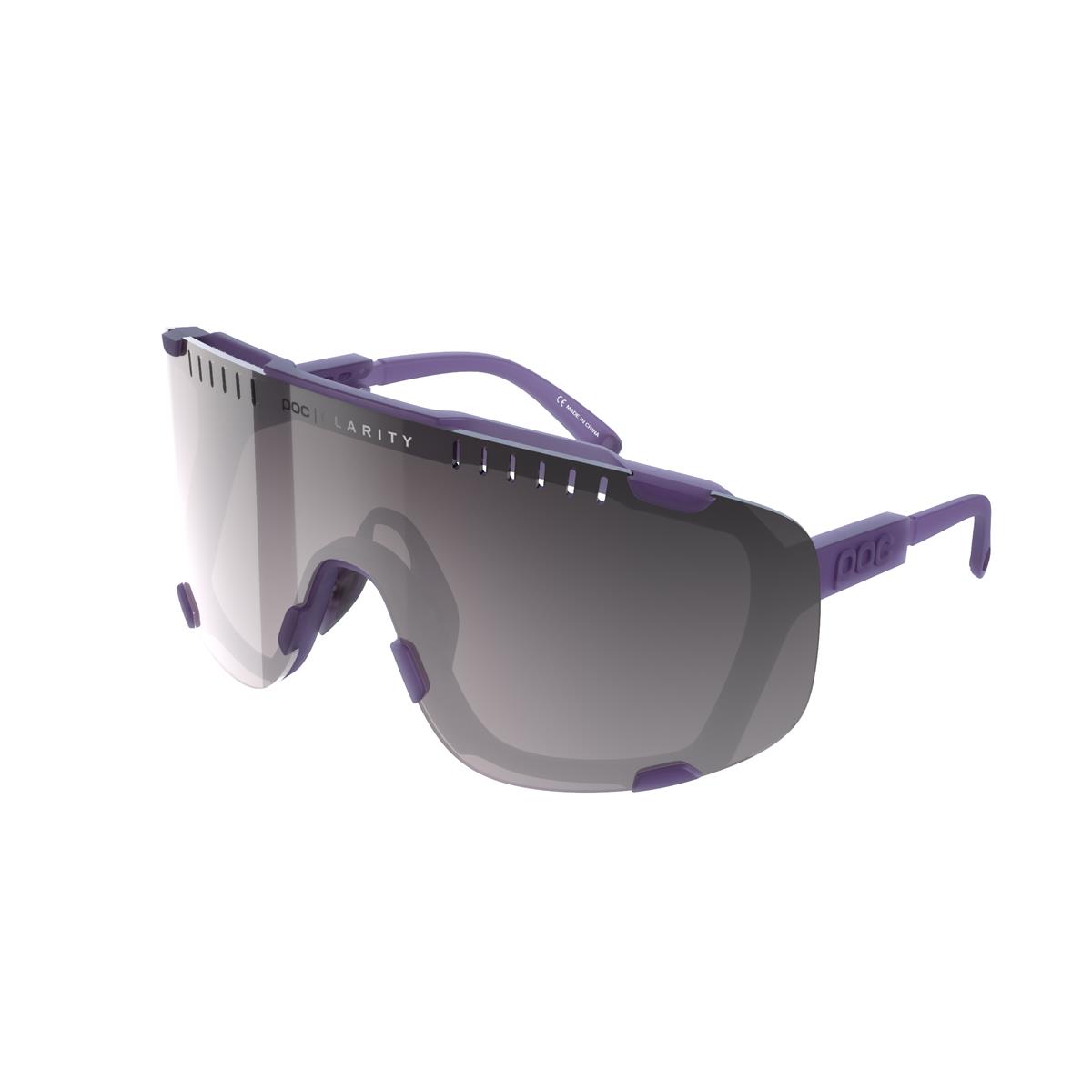 Devour Sunglesses Sapphire Purple Translucent Lens Violet/Silver Mirror