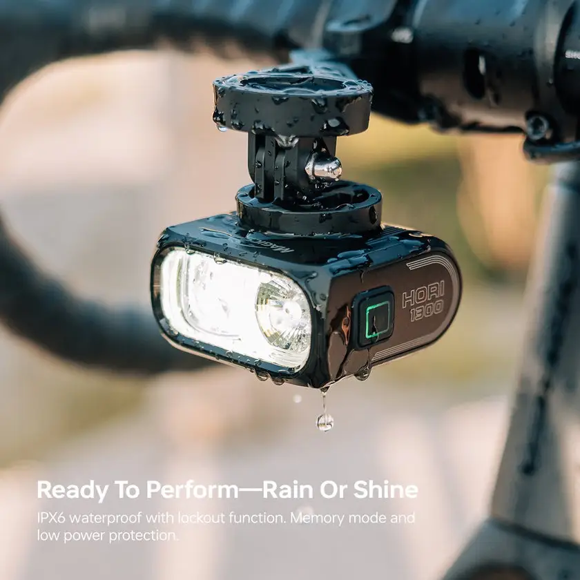 Fanalino delanterero led blanco HORI 1300 USB-C compatible con Garmin / Wahoo #5
