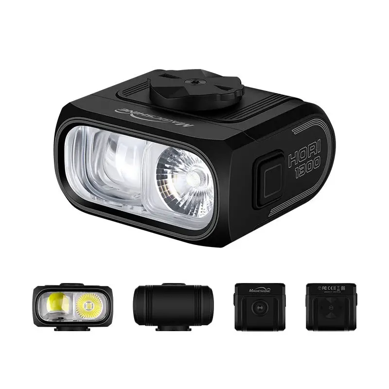 Fanalino delanterero led blanco HORI 1300 USB-C compatible con Garmin / Wahoo #1