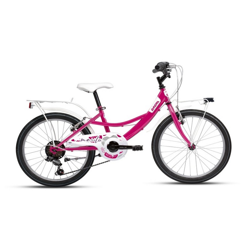 Bicicleta Menina 6-7 Anos 20'' Kids Aço Marilù 6v Ciclame