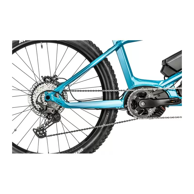 Tandem E-bike Samedi27 X2 VTT 27.5+ 140mm 11v 500+500Wh Bosch Performance Line CX Azzurro Taglia M/L #3