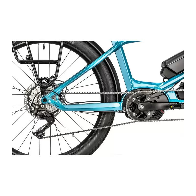 Tandem E-bike Samedi27 X2 TRK 27.5+ 140mm 11v 500+500Wh Bosch Performance Line CX Azzurro Taglia M/L #6